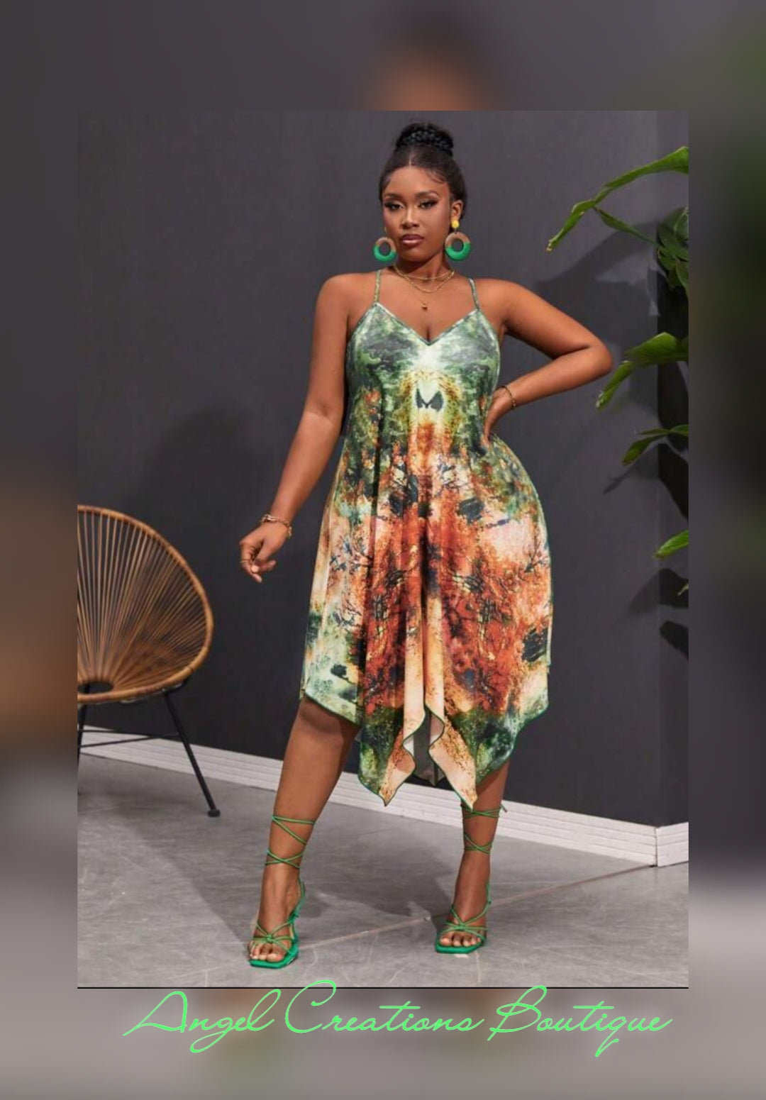 Green Umbrella Dress Green Umbrella Dress