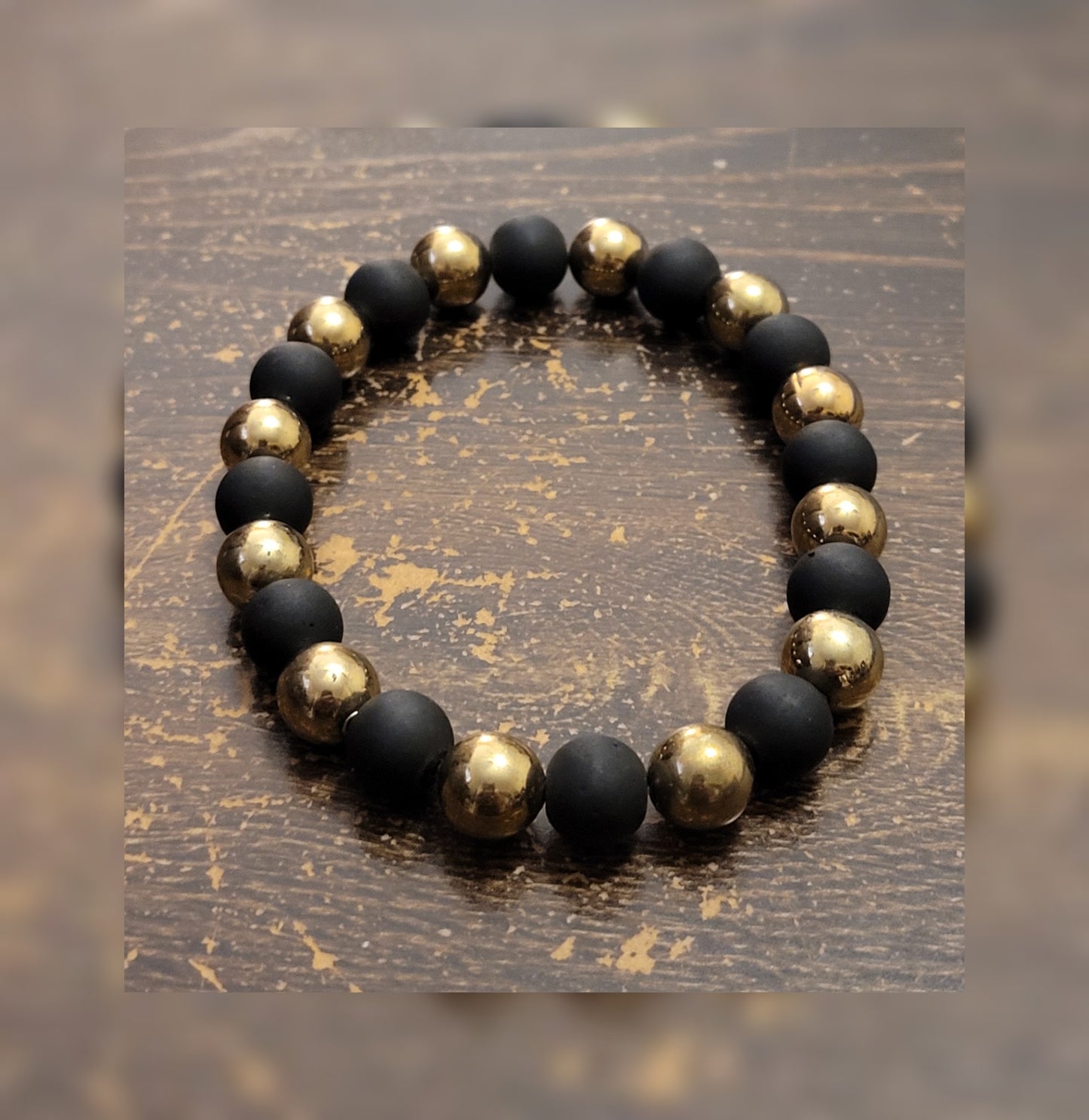 Midnight Gold Men's Bracelet