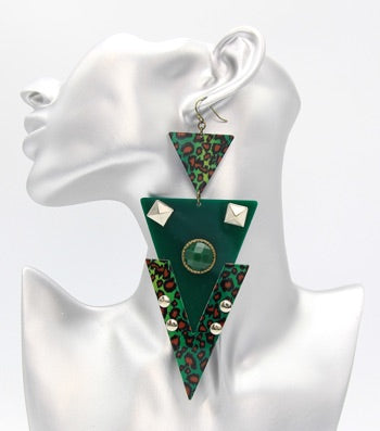 Animal Print earrings