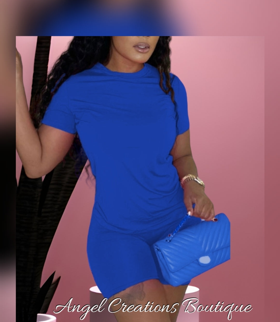 Step into It short set