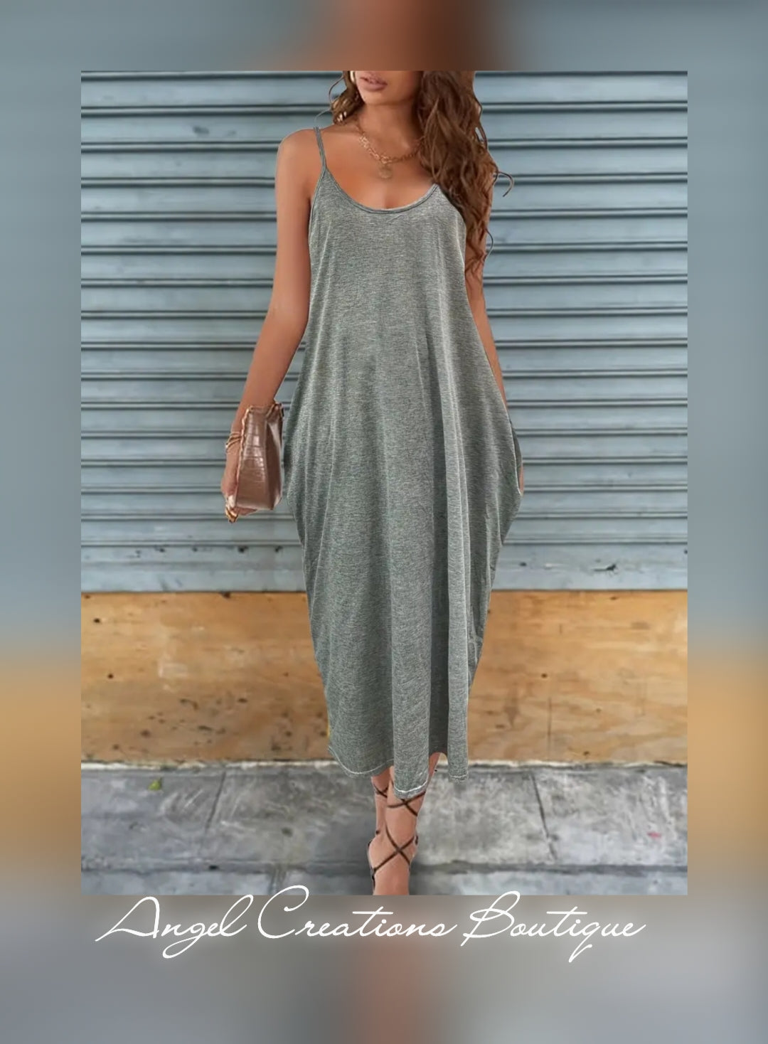 Grey Cami Dress