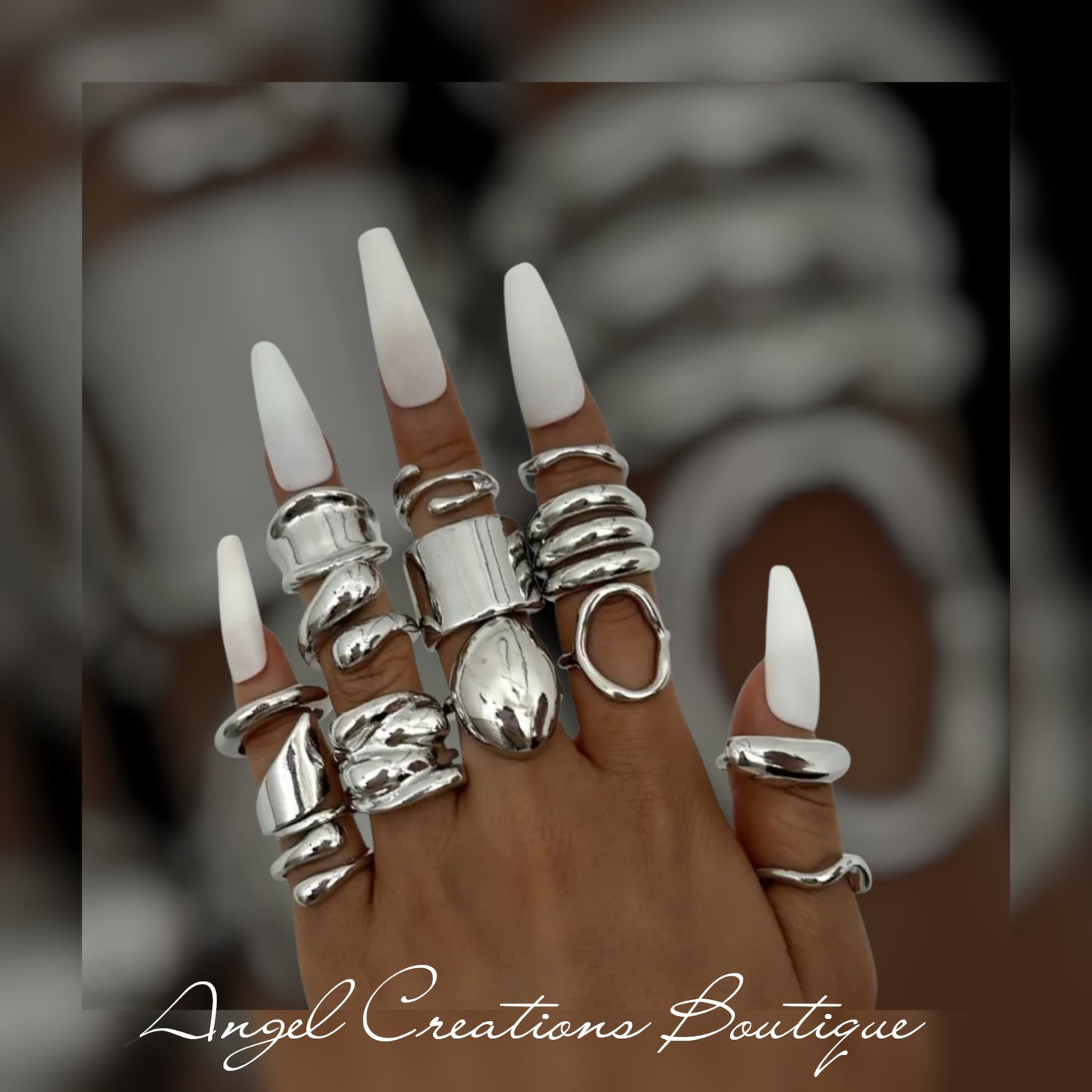 Bold Drip Rings