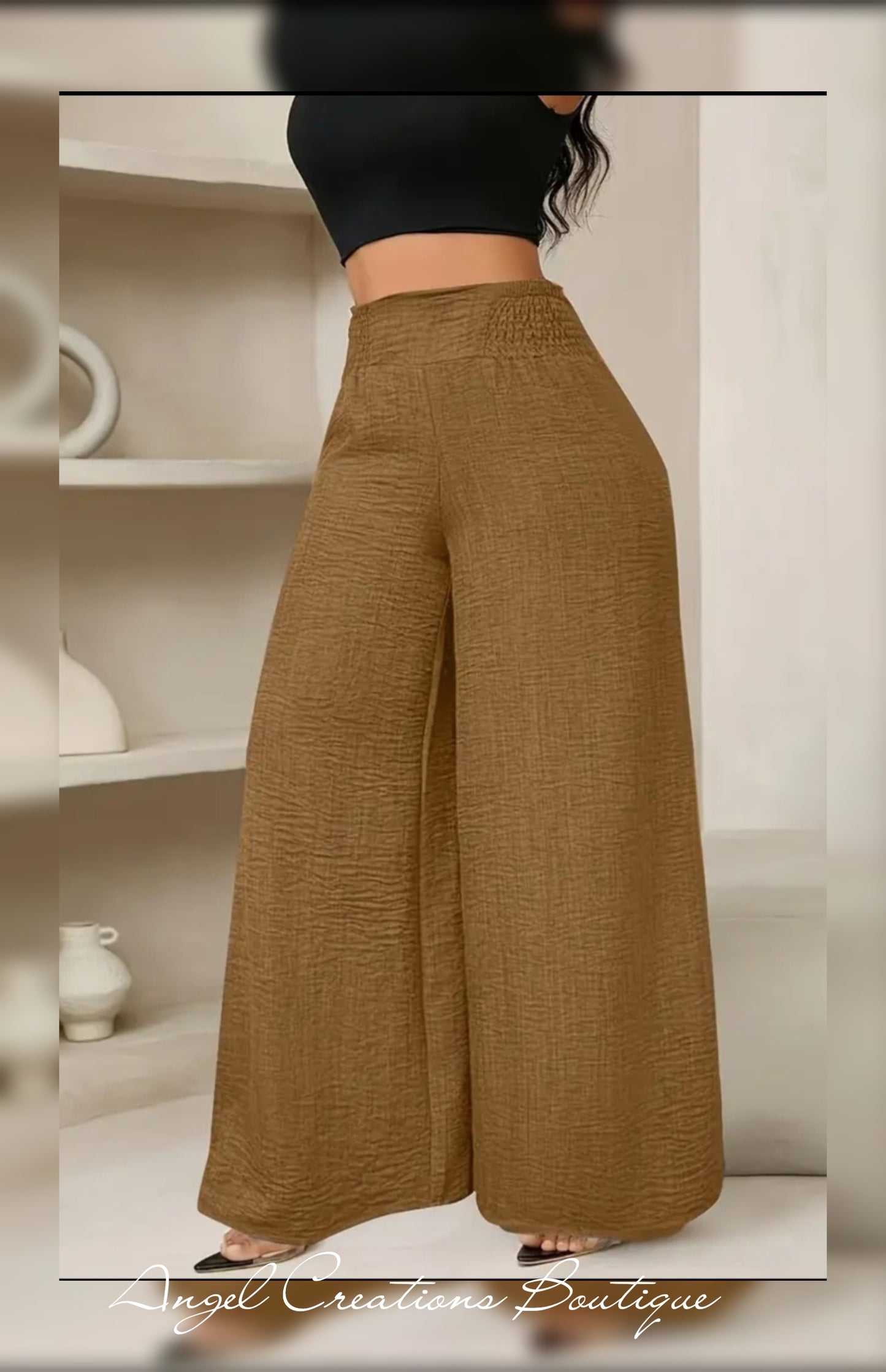 Soft Flex Wide Leg Pants