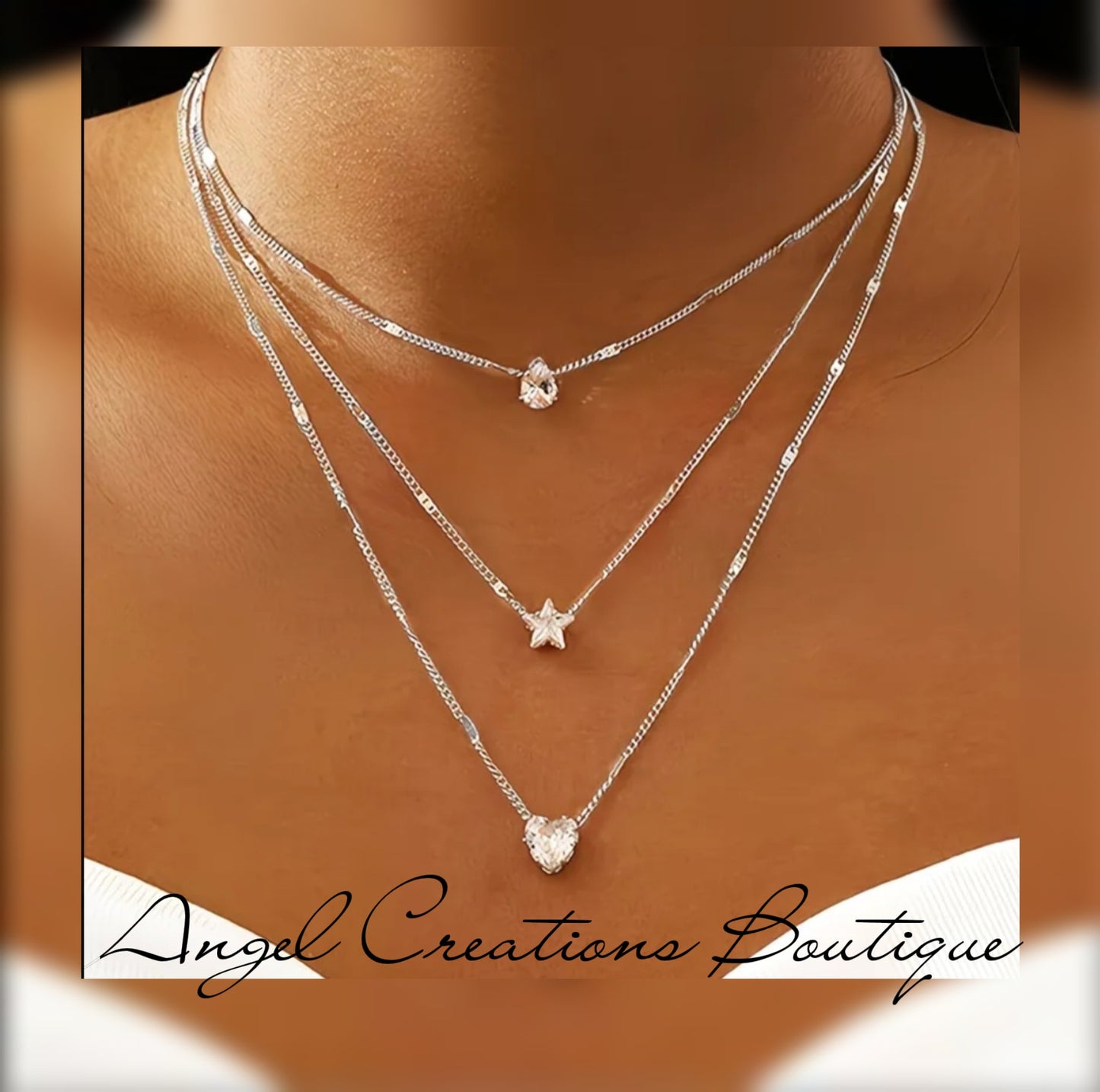Starlight Charm Layered necklace