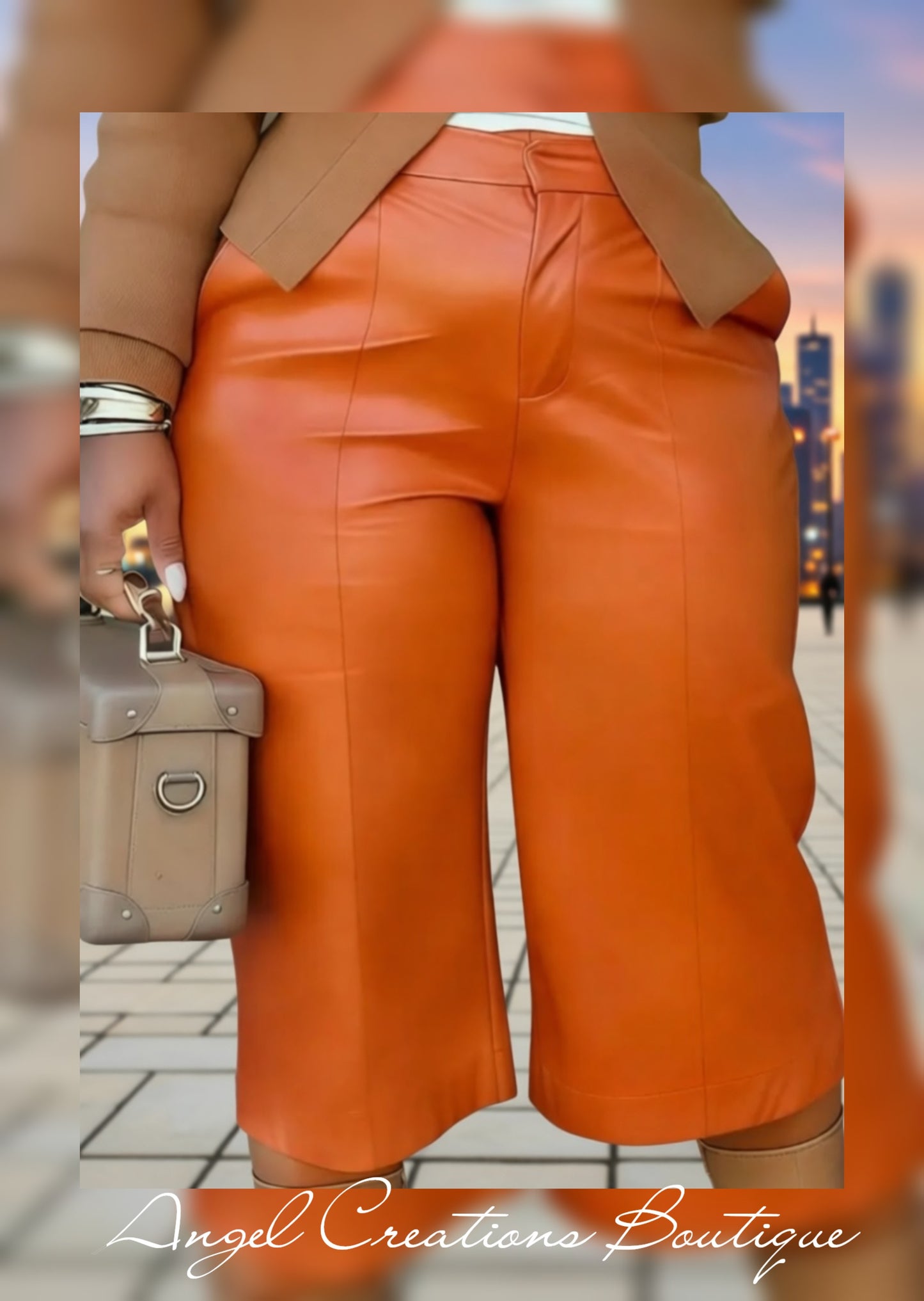 Tangerine Dream Cropped Pants