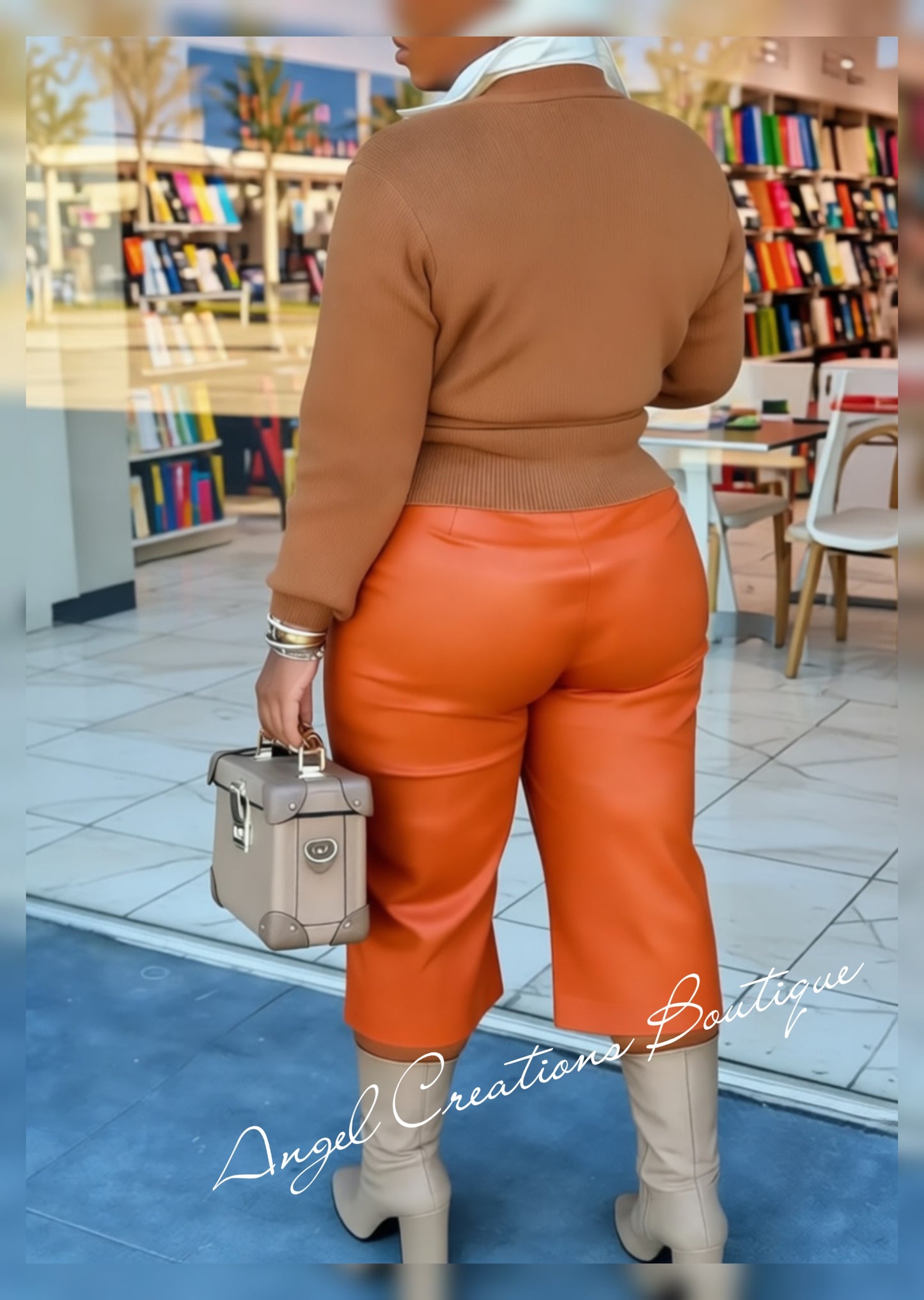 Tangerine Dream Cropped Pants