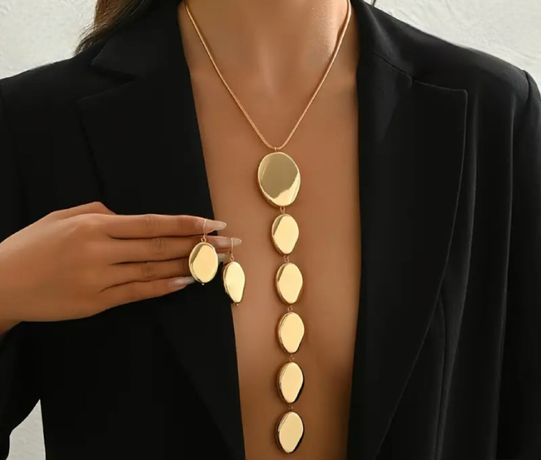 Goddess Drop Necklace set