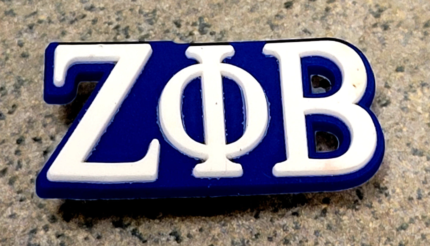 Zeta Phi Beta shoe charms