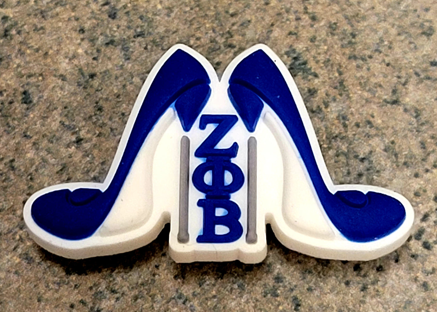 Zeta Phi Beta shoe charms