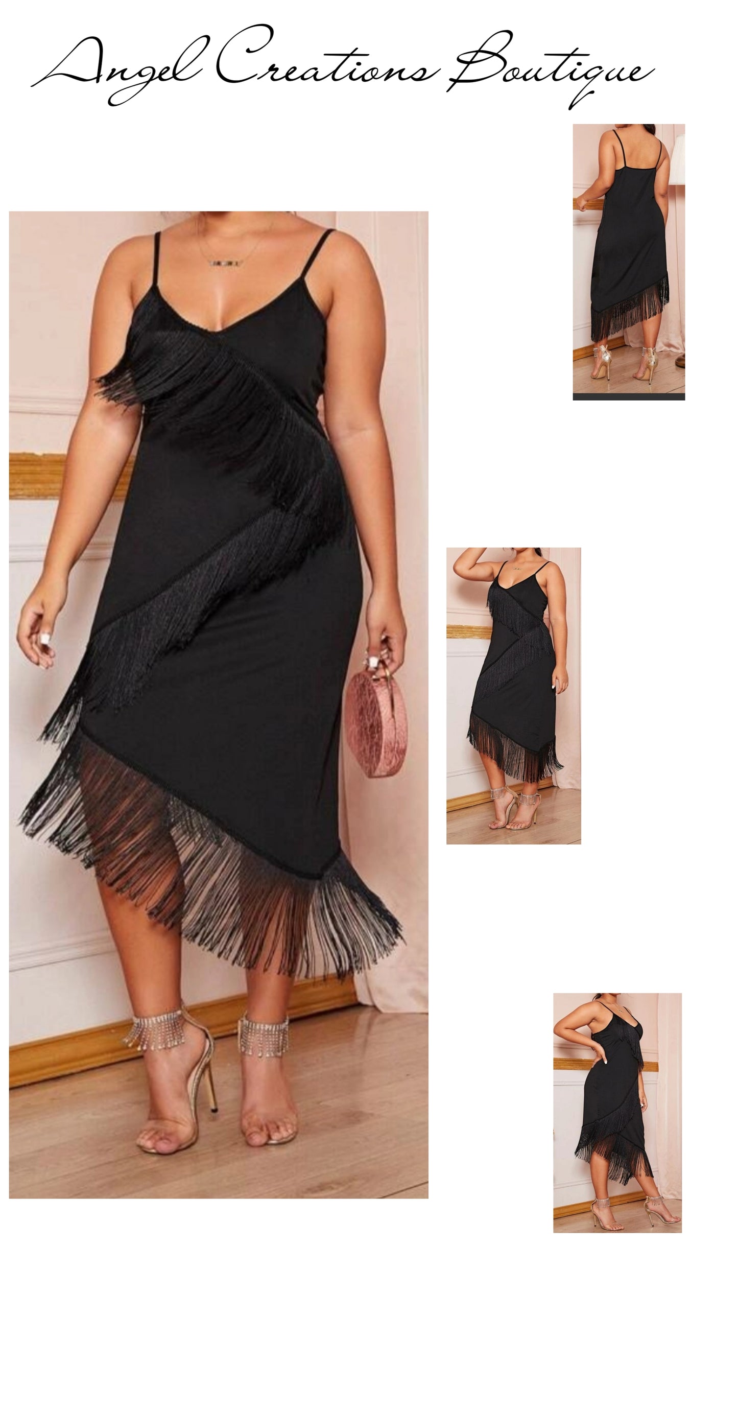 Fringe Black dress