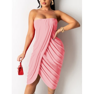 Pink Fold Dress