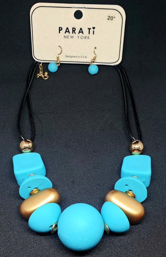 Matte necklace set